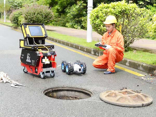 峄城管道机器人检测